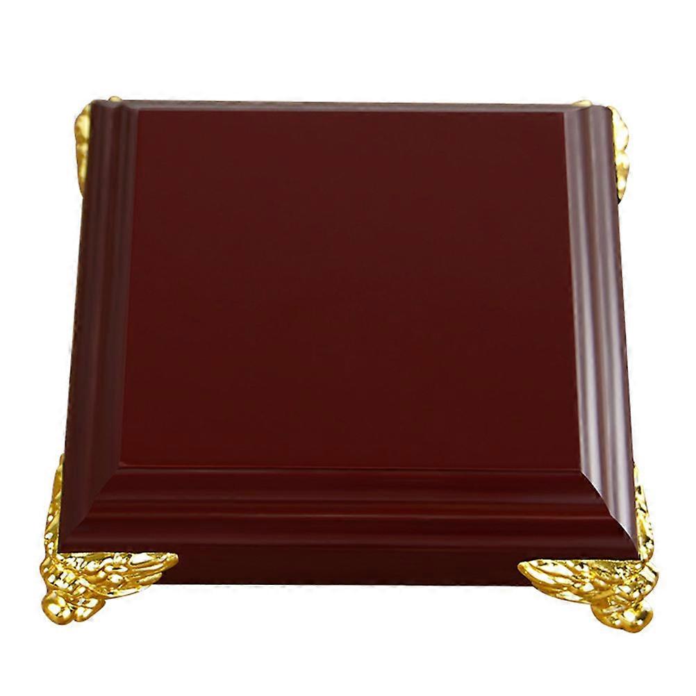 Dark Red Synthetical Storage Rack for Decor Adds Style to Home with Firm Flat Bottom Design 1 Pc