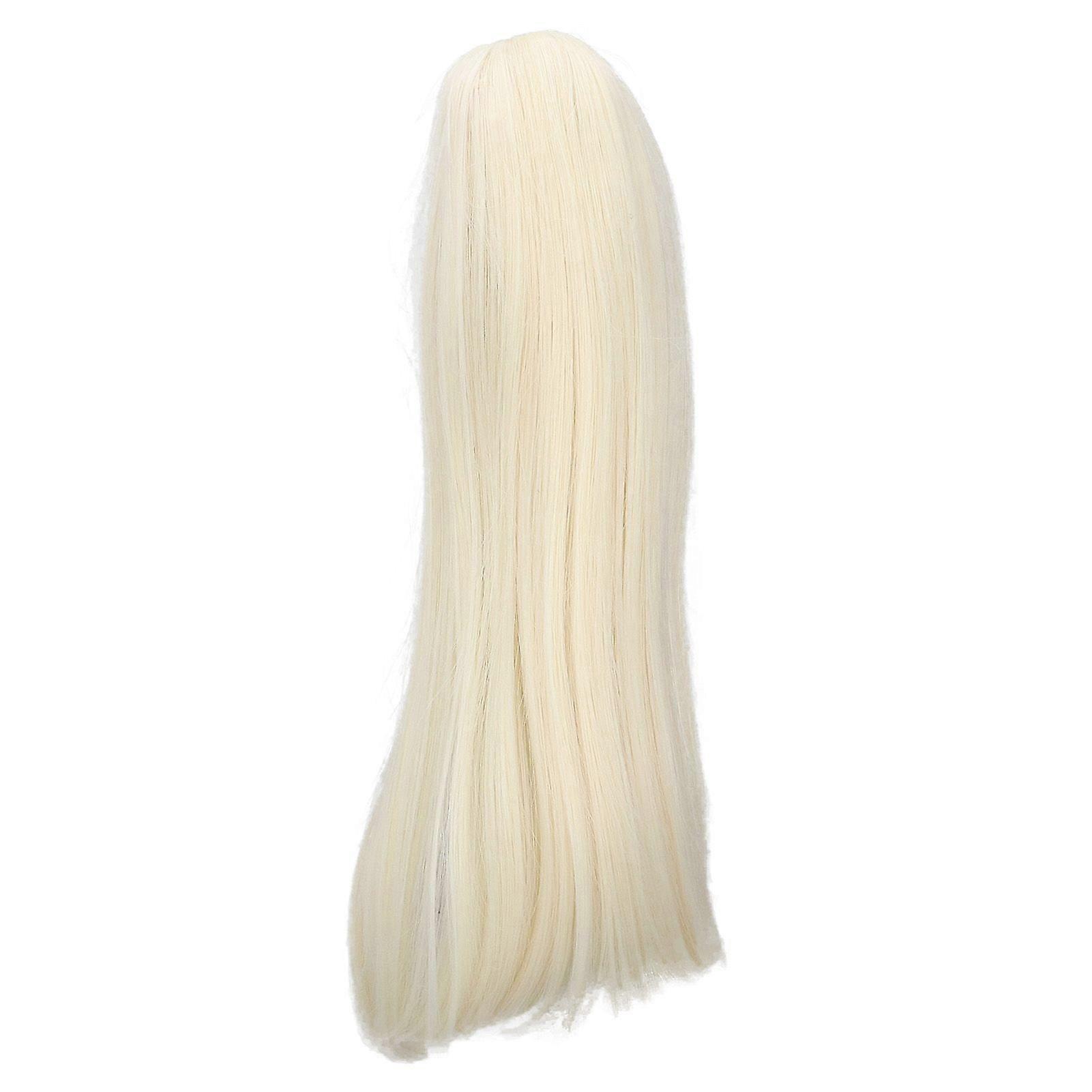 Peruca de boneca modelo mais recente de 2025, peruca reta de fibra resistente ao calor de 8 a 9 polegadas, 1/3