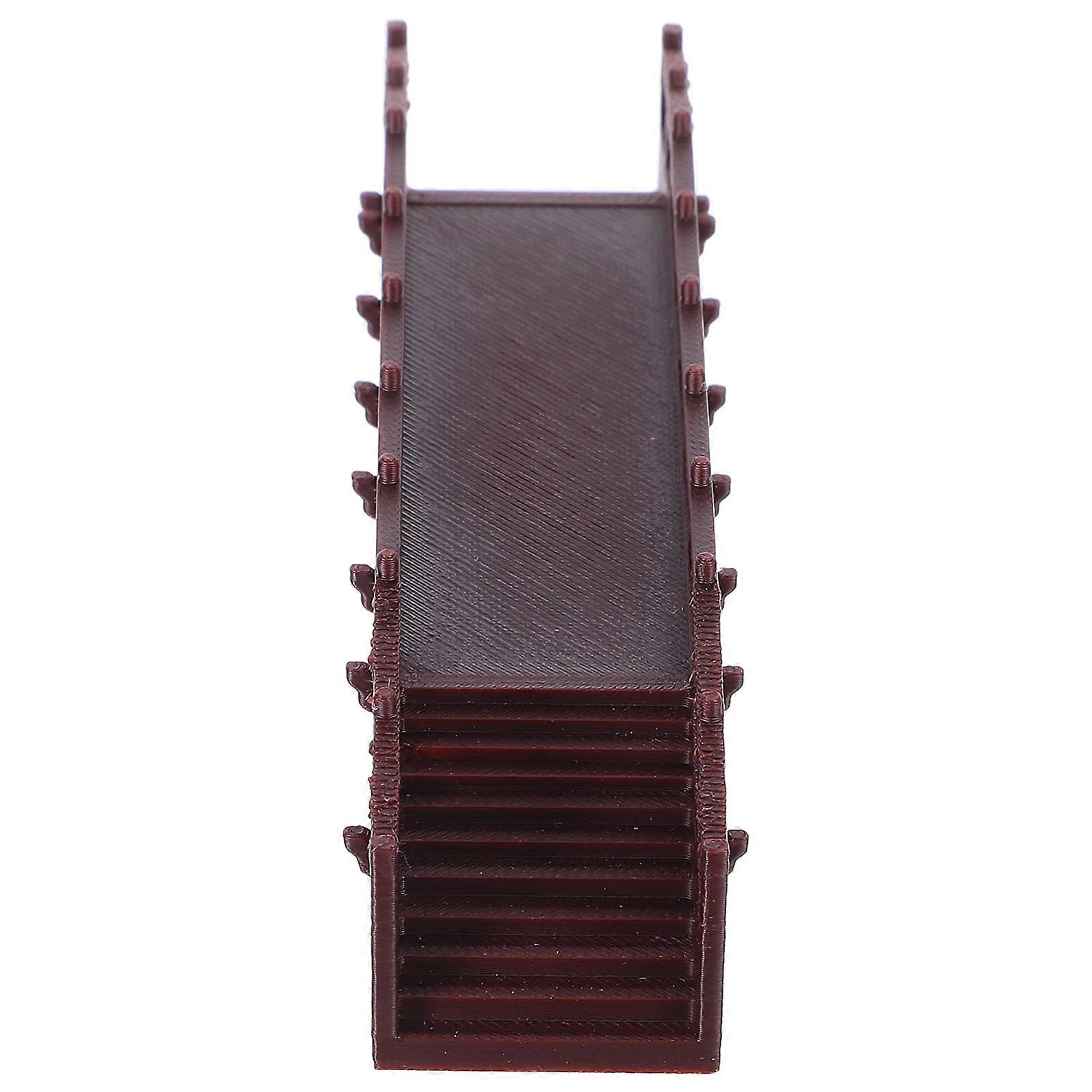 Elegant Mini Plastic Arch Bridge Model for Micro Landscape, Dollhouse, Aquarium & Vintage Garden Decor – Unique Scenic Design, Space Saving