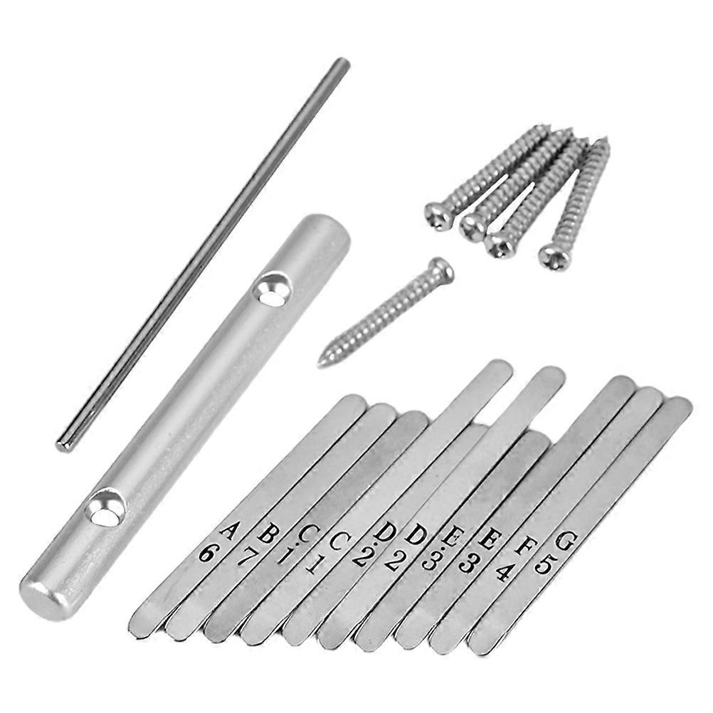 Kalimba Replacement Keys Set Music Note Engraved Thumb Piano Accessory for DIY Assembly, Durable Material, Easy Installation for Exceptional Sound