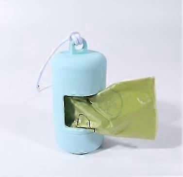 موزع كيس أنبوب حر اليدين ، حامل كيس أنبوب مقود ، موزع أكياس نفايات الأليفة المحمولة البلاستيكية - أكياس القمامة غير مدرجة