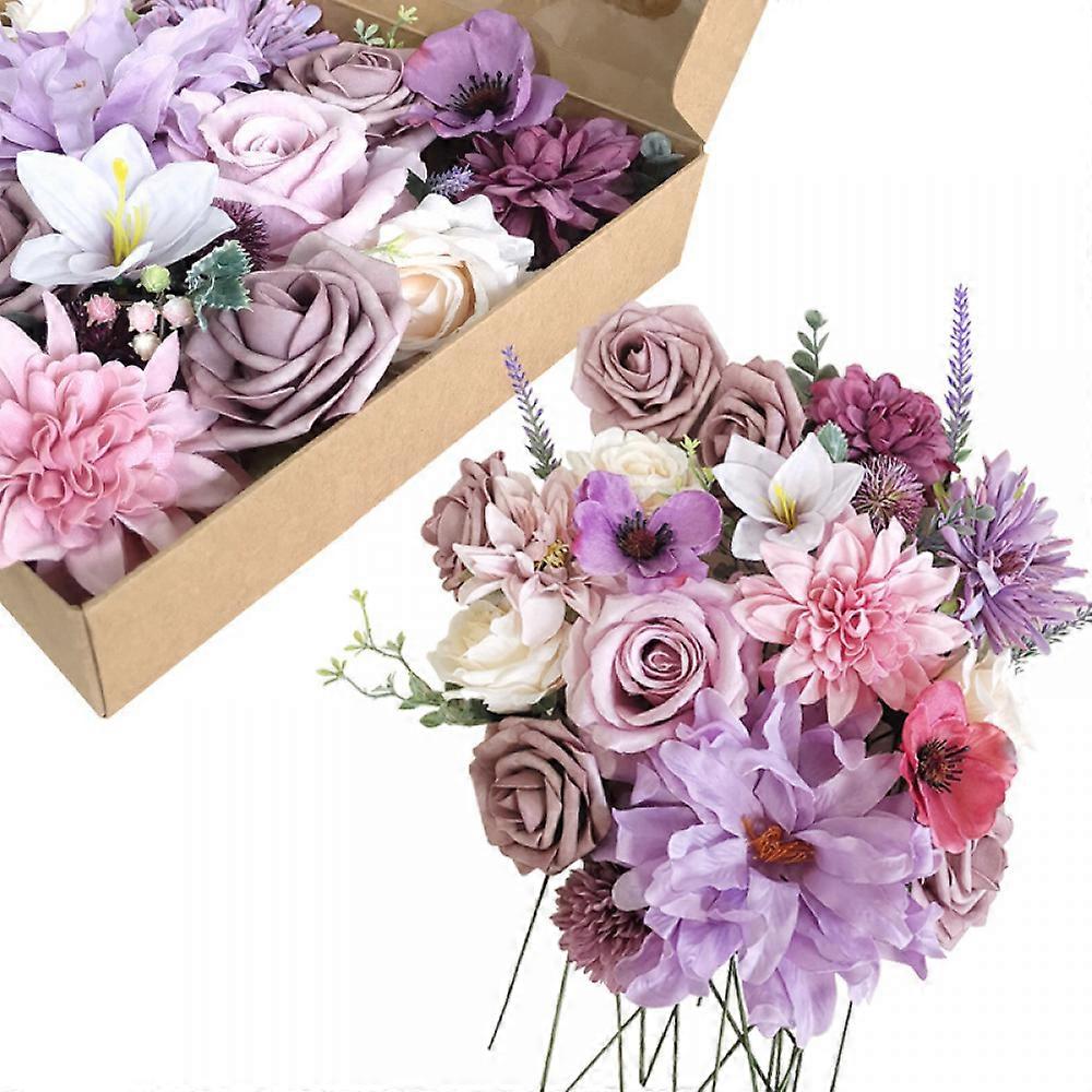 Artificial rose gift box, 1 pc.