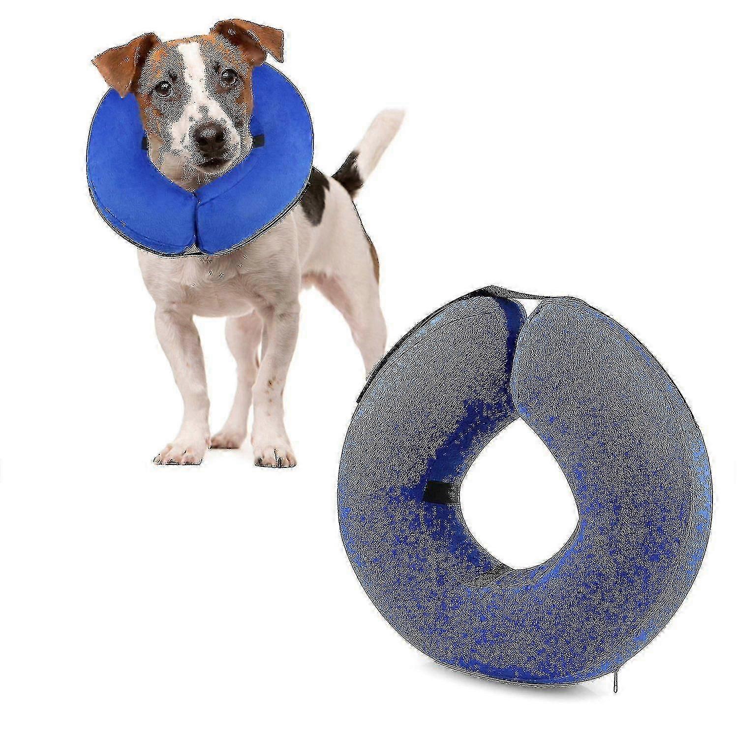 Protective Inflatable C Collar For Dogs And Cats, Adjable *