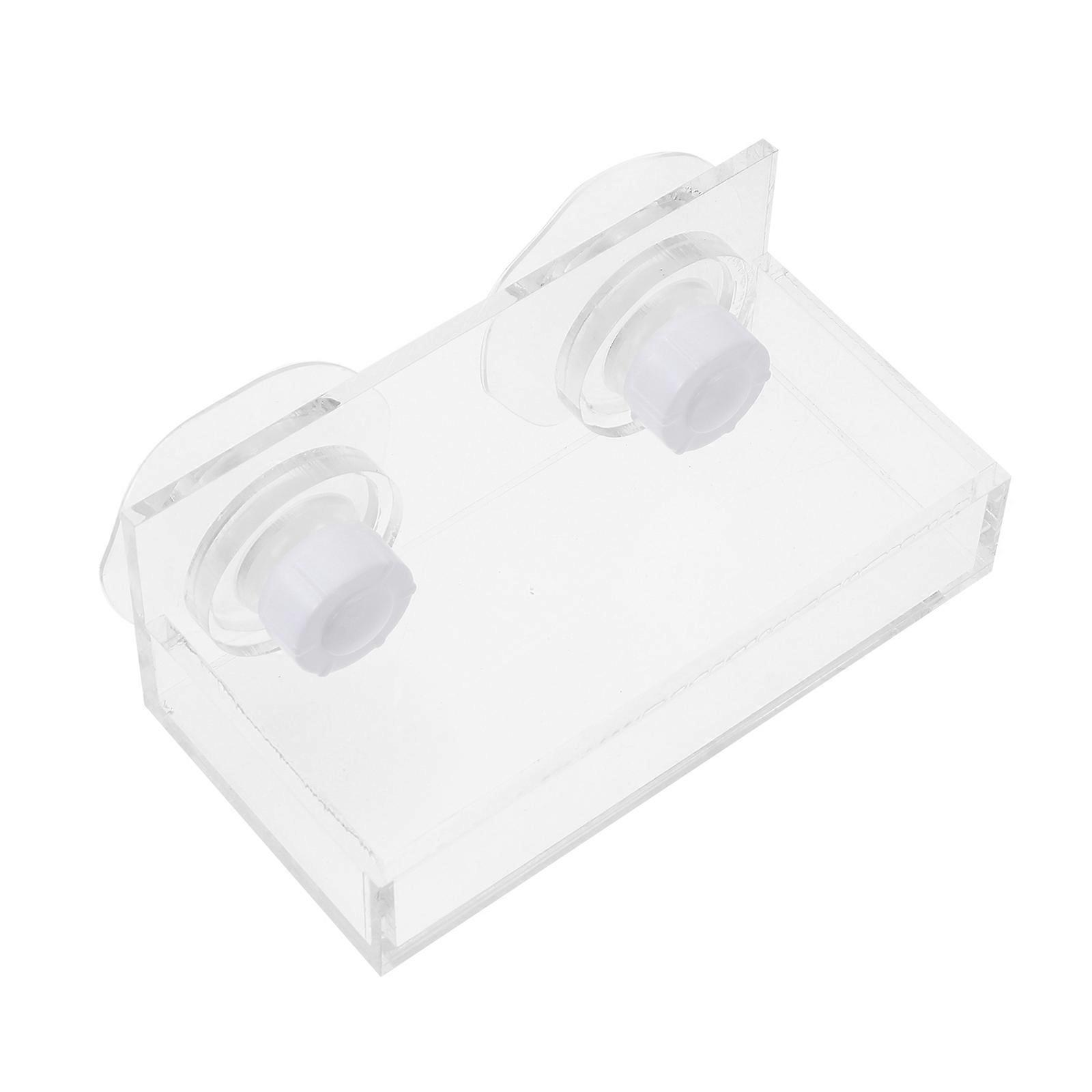 Transparent Acrylic Coral Rack with Suction Cups for Fish Tank Storage Use Fits Most Tanks