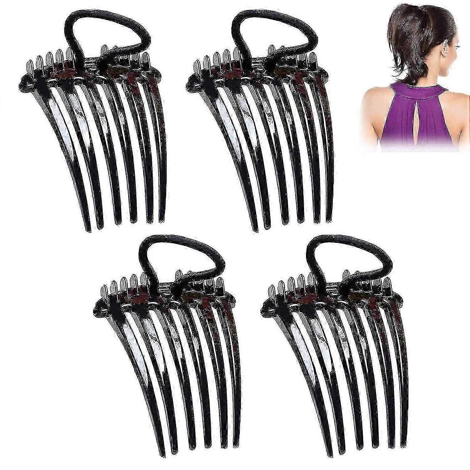 Elastic Band Hair Comb, Twist It Up Comb, Ponytail Volume Inserts Fluffy Hair Comb