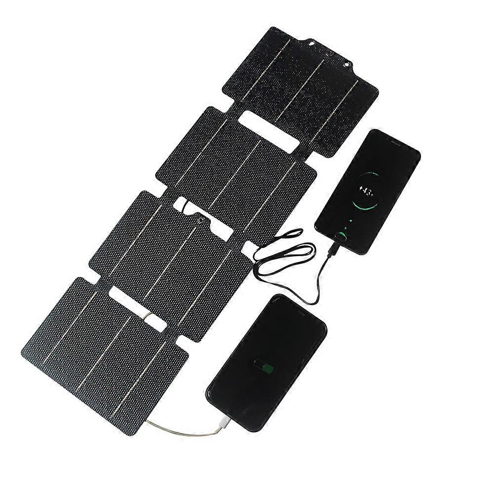 USB/Type-C Dual Port 14W Solar Panel Foldable Outdoor Power Supply Power Panel