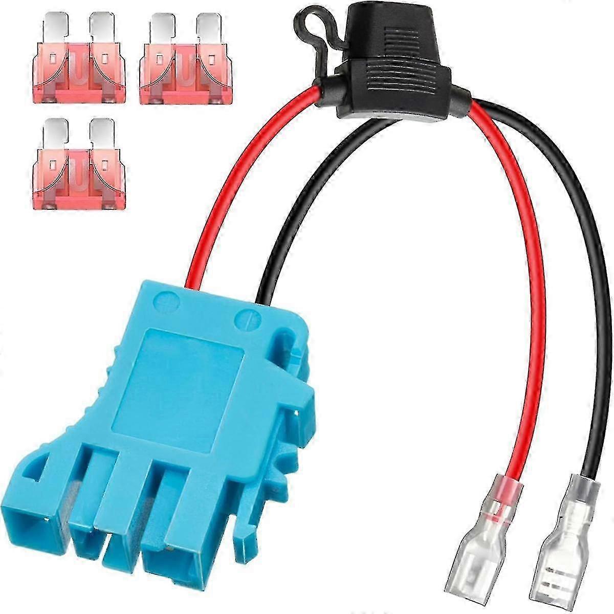 12 AWG Wire Harness Connector Replacement Suitable for Certain 12V SLA Battery Ride on Vehicles