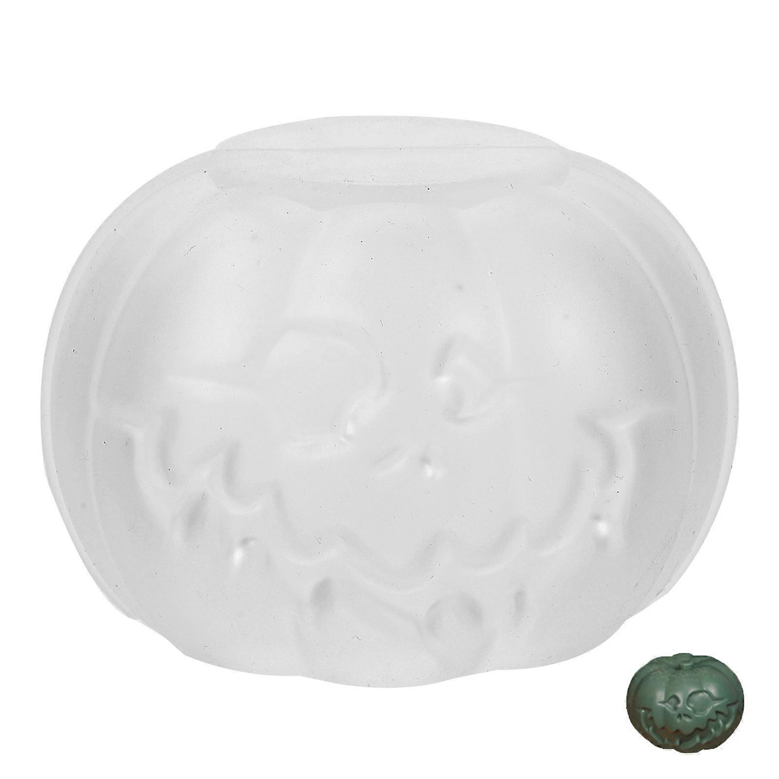 Flexible Silicone Pumpkin Mold for Halloween DIY Crafts, Reusable Candle & Soap Casting Shape for Beginners and Handmade Decorations