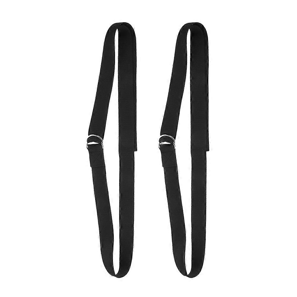 2pcs Professional Yoga Strap, Non Elastic Stretch Band for Exercise, Durable Webbing for Stretching, Weight Training, Bodybuilding, Hip & Glute