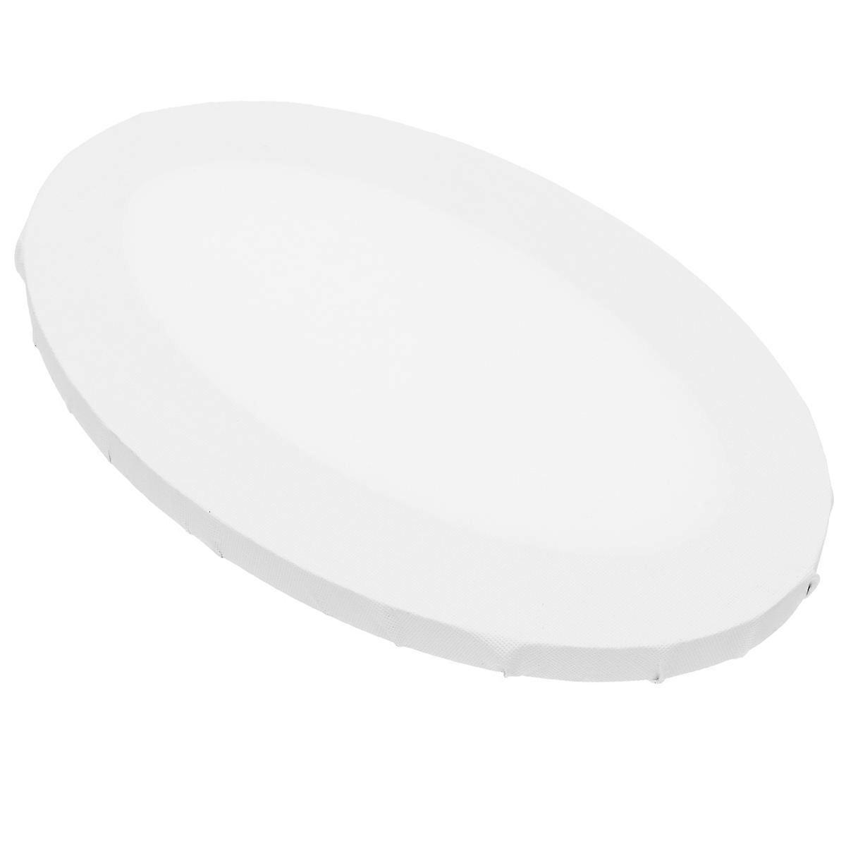 2pcs Oval Acrylic Oil Painting Frame Decorative Drawing Board Panel for Students Artists Durable Artboard