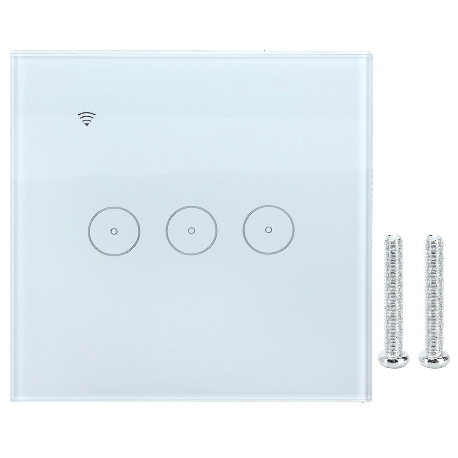 WiFi Smart Touch Wall Switch Remote Control Wall Switch Panel Home Decor 95‑/AC 10A