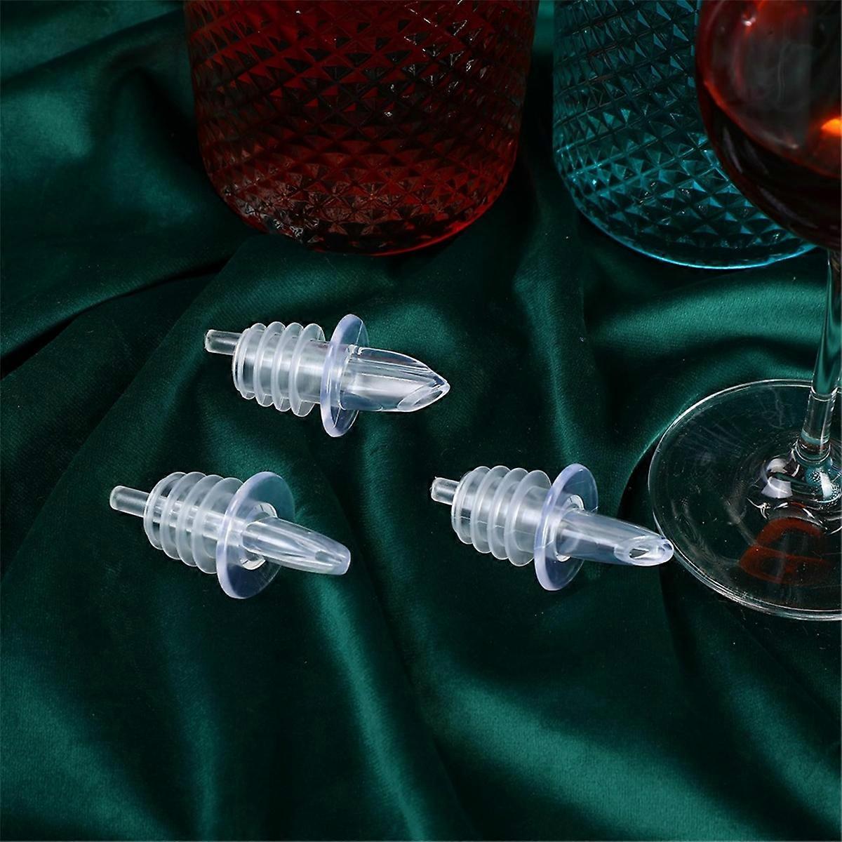 100 Packs Liquor Bottle Pourers for Bars Clubs Pubs Restaurants