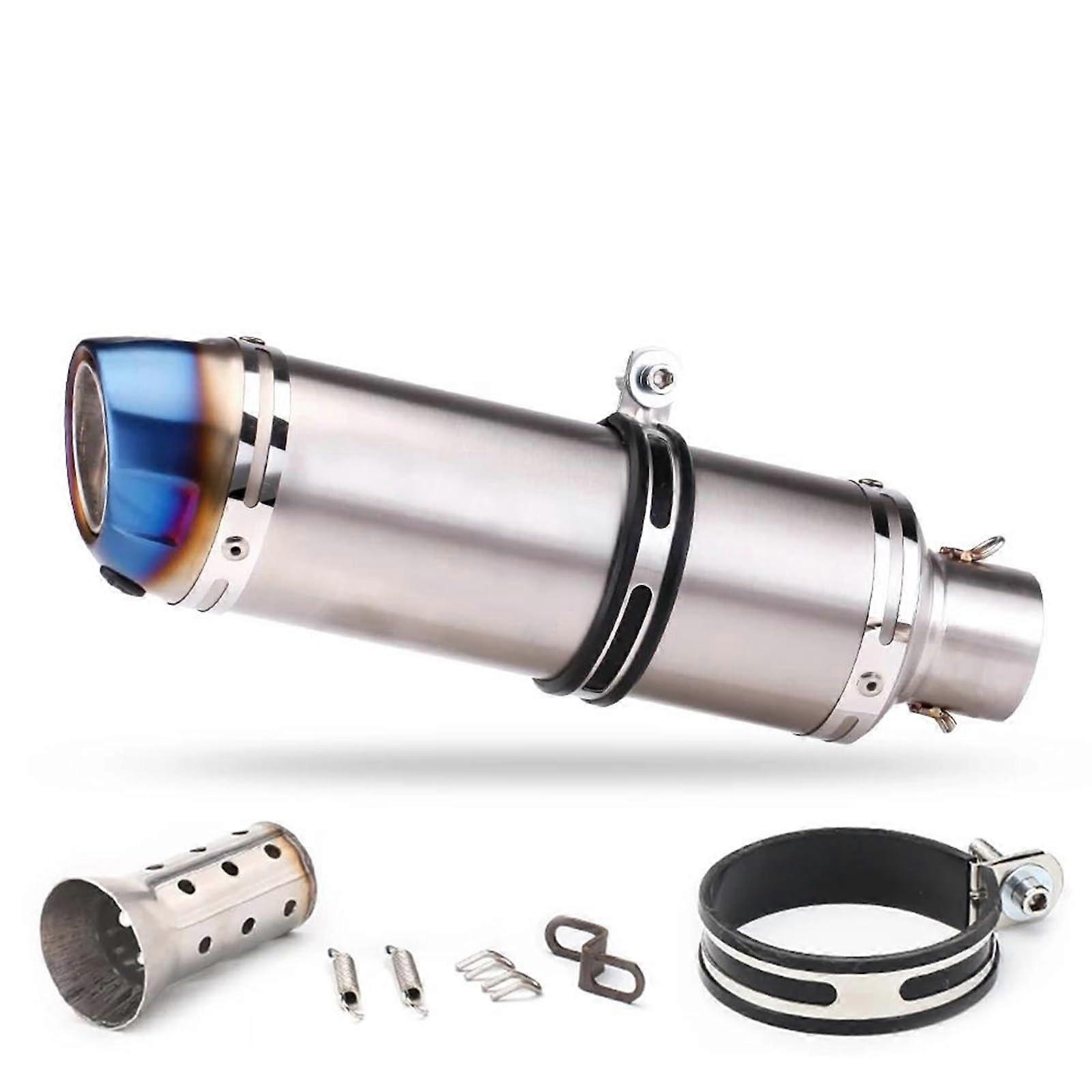 Exhaust Replacement Left Right Universal Motorcycle Silencer For FZ6N R1 R3 GSXR1000 Z1000 ZX14R (TYPEB)
