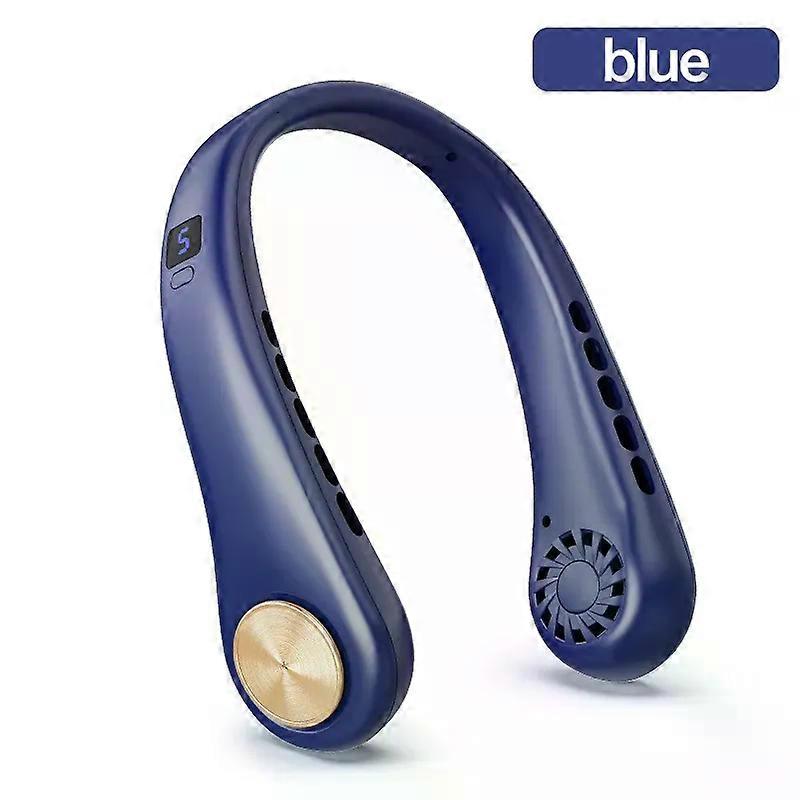 Neck fan with ultra long lifespan, portable lazy mute fan, USB charging, student sports office, tourism, 5-speed air volume