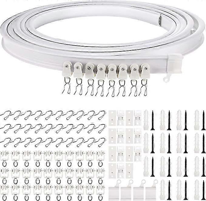 2025 Curtain Track Set 5m Bendable Window Rod Track