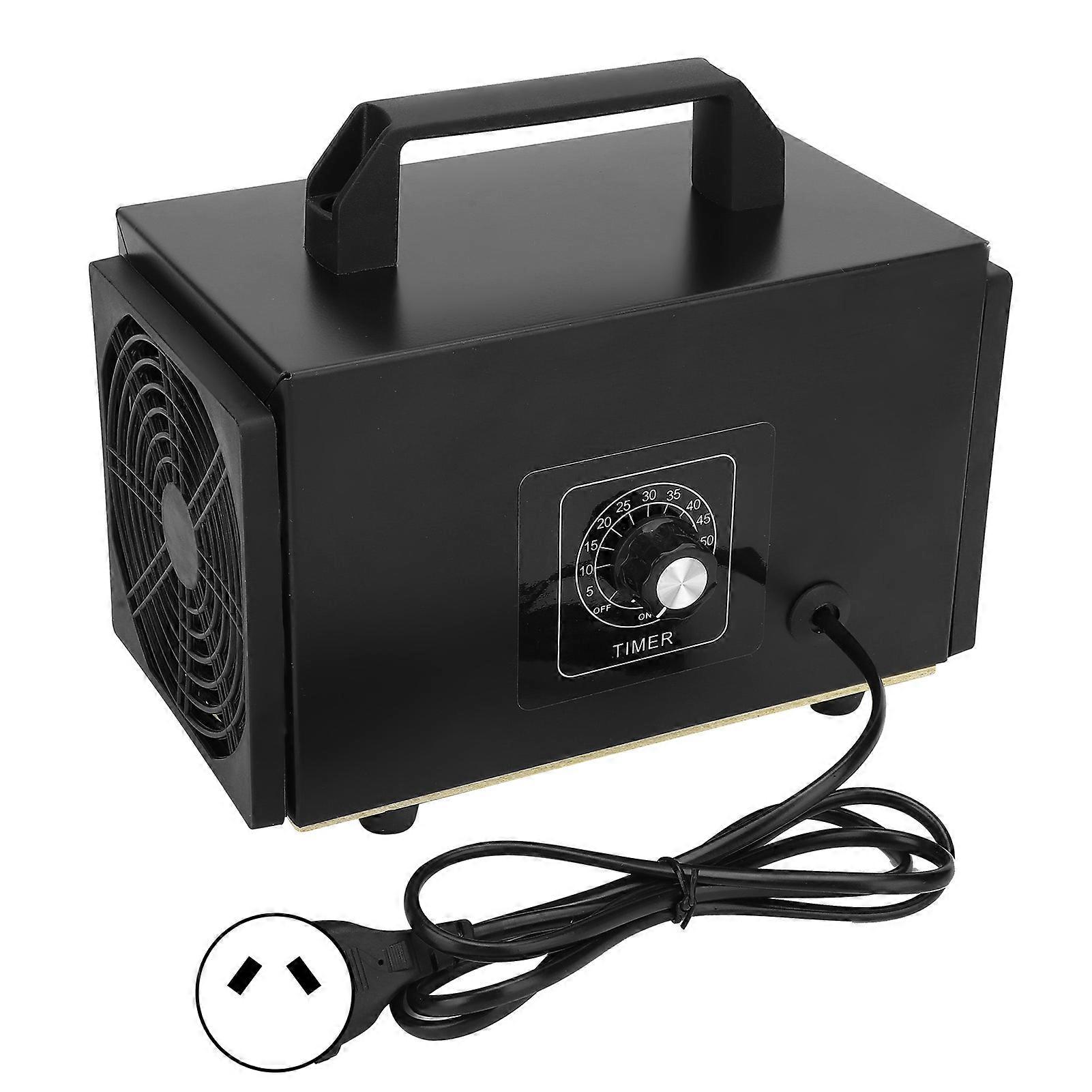Ozone Generator Machine Portable Air Purifier Cleaner Black with Timer Industrial AccessoriesAU Plug 220V 20g / h