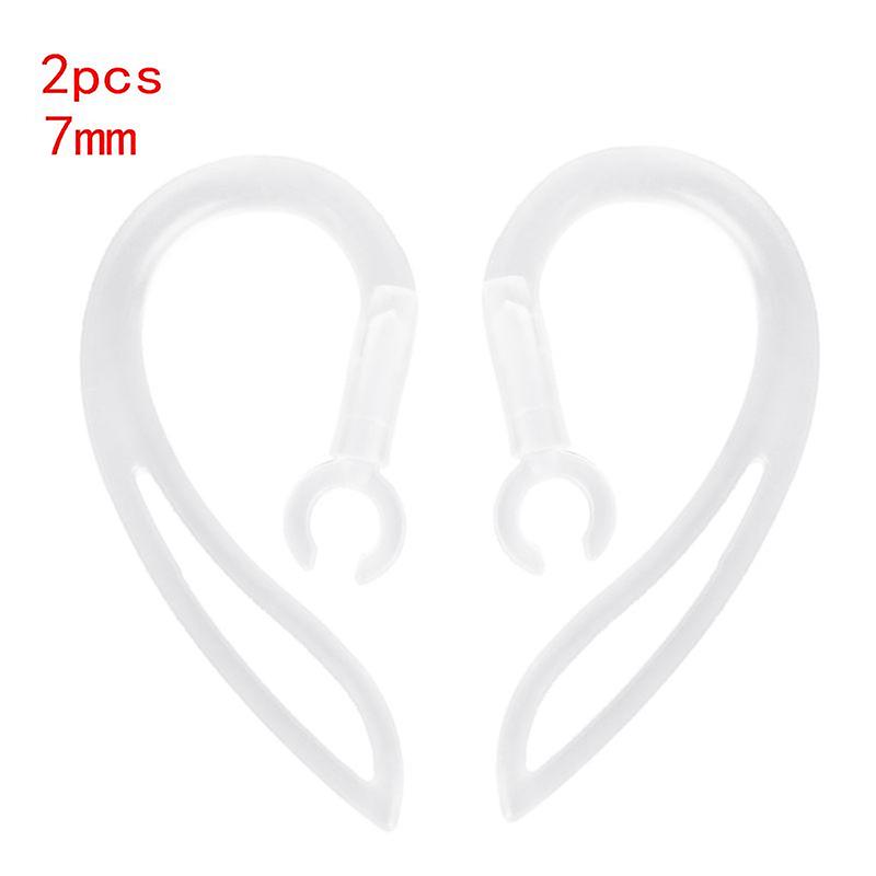 7mm Bluetooth-compatible Earphones Transparent Soft Silicone Ear Hook  Clip