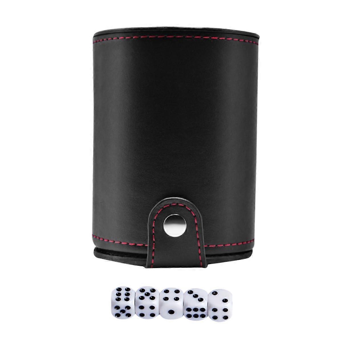 1 Set Dice Cups Stacking Shaker for Party Table Games Black