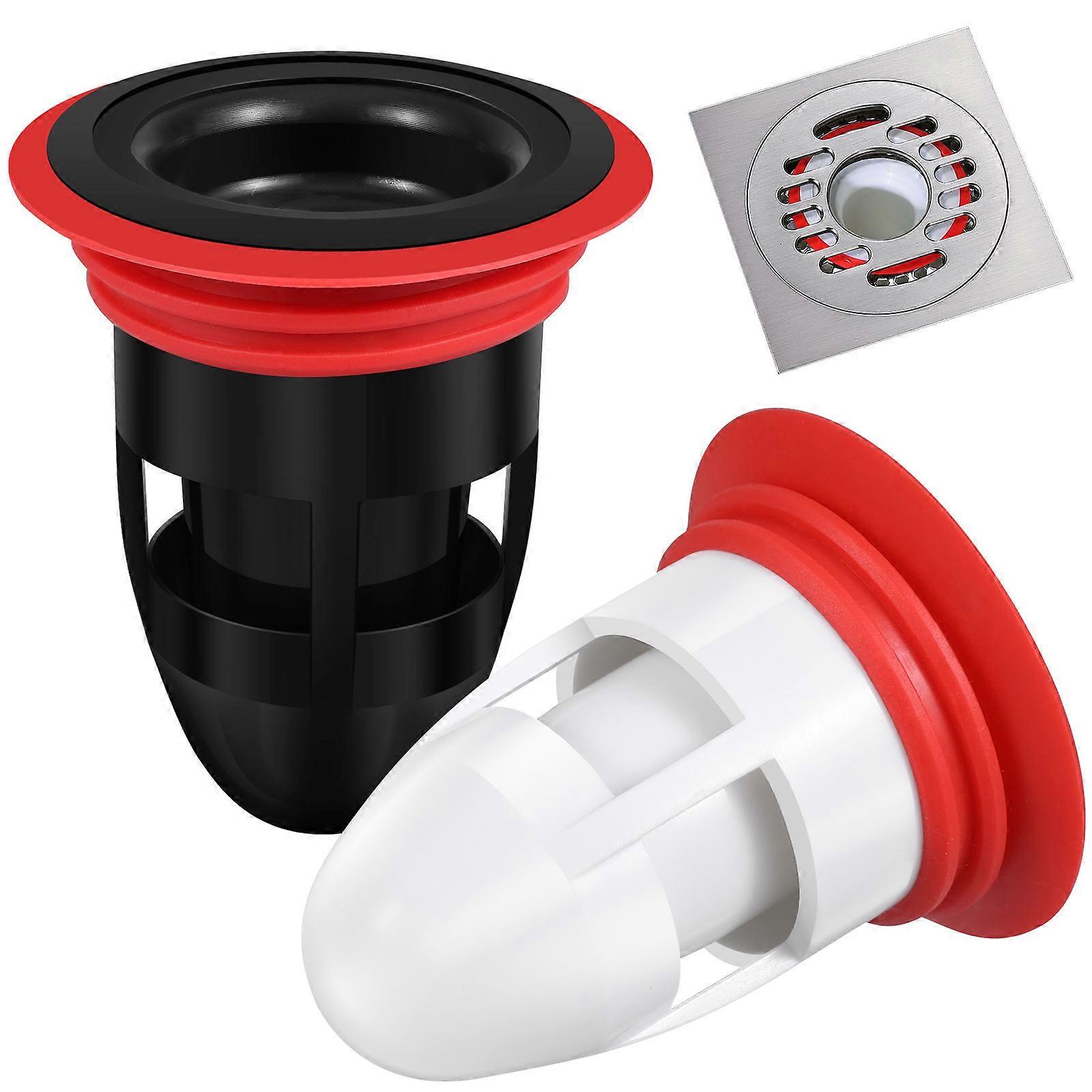 Anti Clogging Floor Drain Adapter Deodorant Home Improvement PP 2Pcs