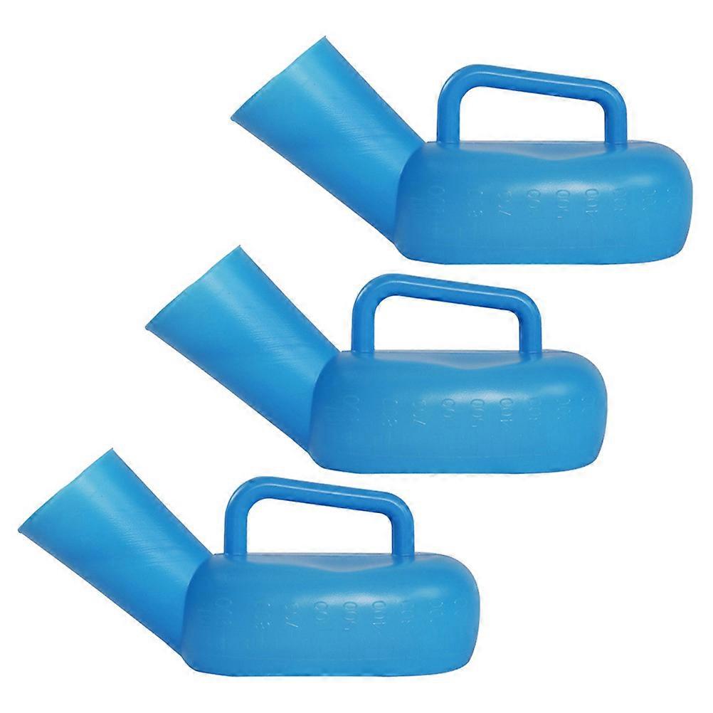 Portable ABS Urinal Bottle for Men Practical and Durable with Large Capacity Blue