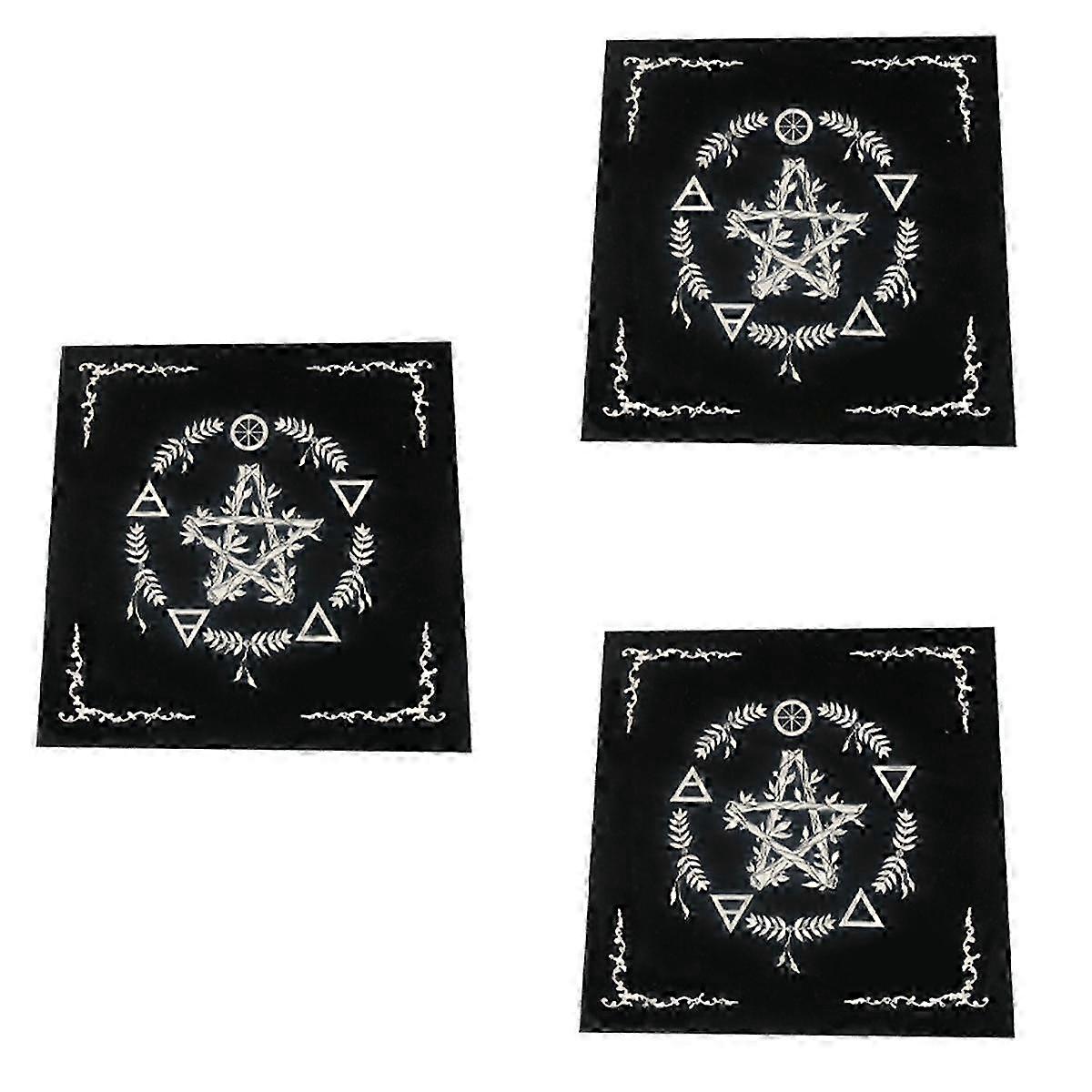 Type A Tarot Tablecloth Velvet Mat Five-Pointed Star Tablecloth Beautiful Pattern Tablecloth