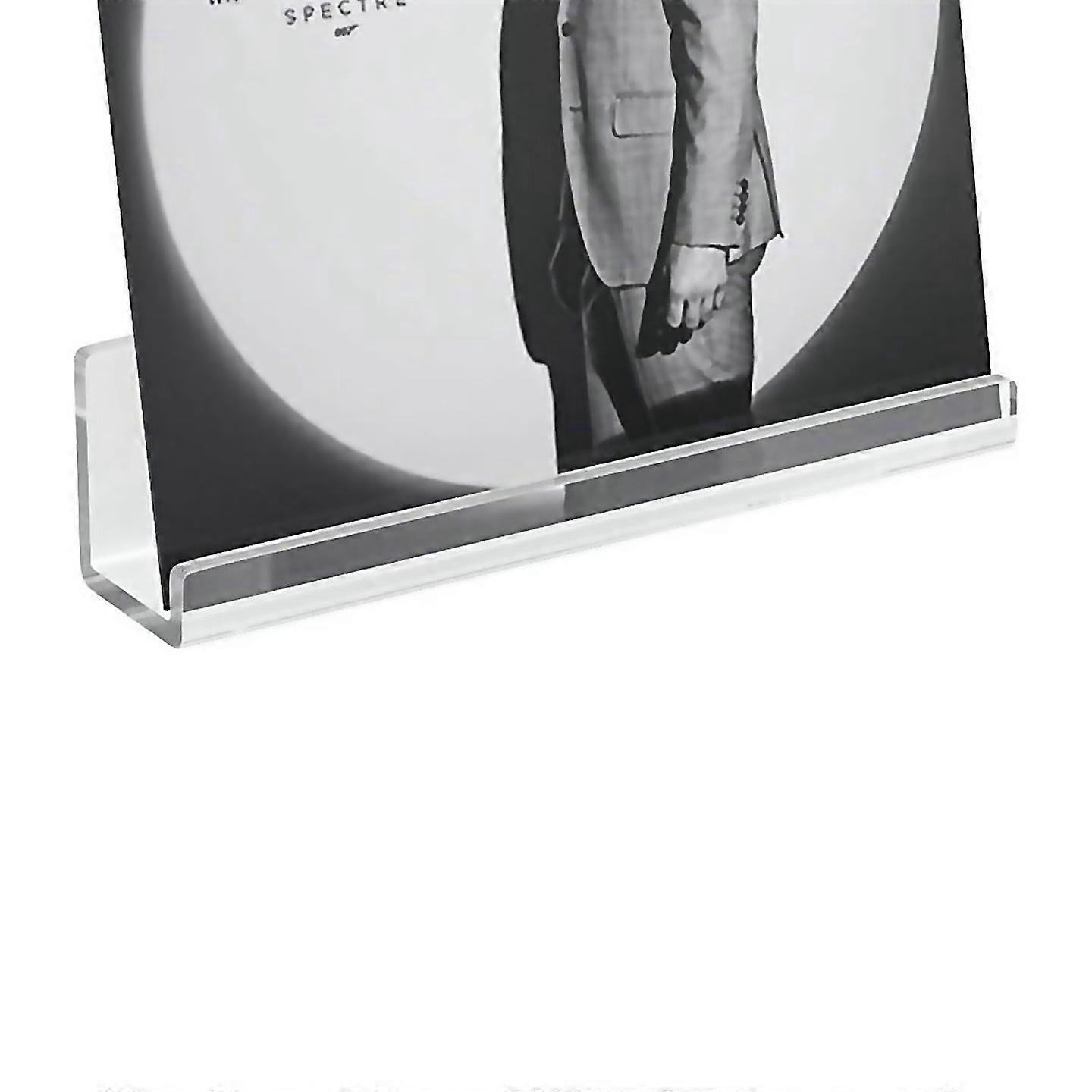 For 8pcs 1 Inch Acrylic Record Display Stand Clear Wall Mounted