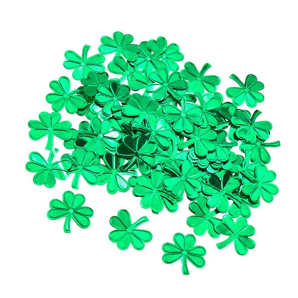 Confetti Table Decor for St. Patrick's Day Party Shamrock Sequins for Festivals, Birthdays, DIY Crafts, Scrapbooks & Favor Bags
