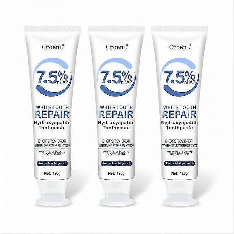 Hydroxyapatite Toothpaste for Advanced Enamel Protection, Gentle and Effective Formula, Fluoride-Free Toothpaste for Sensitive Teeth