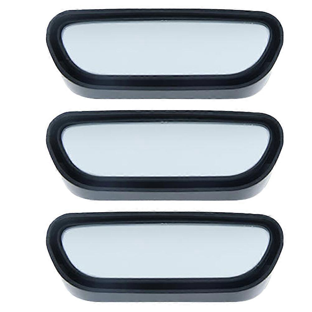 Car Rearview Mirror Auto Rearview Mirror Driving Use Multi Color Square Shape Wide-Angle Feature 3Pcs