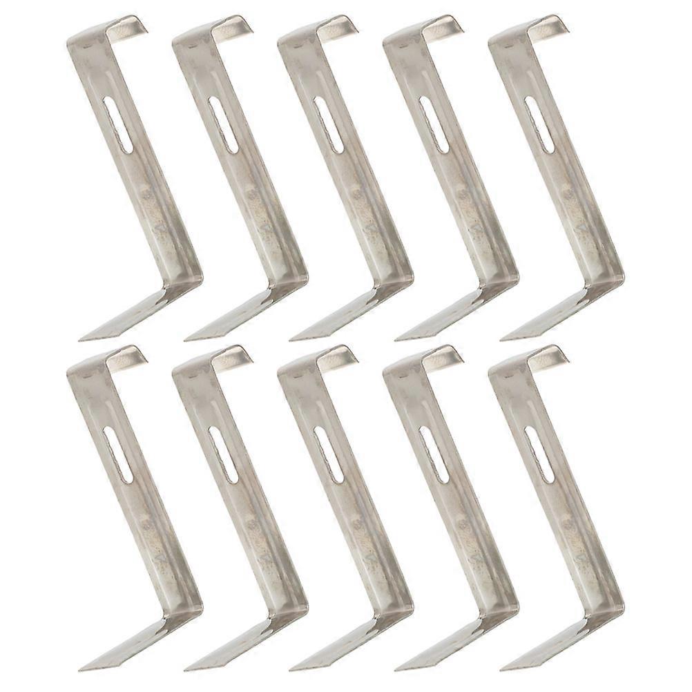 Tile Positioning Clips Metal Clips Slip-Resistant For Tile Installation 10Pcs
