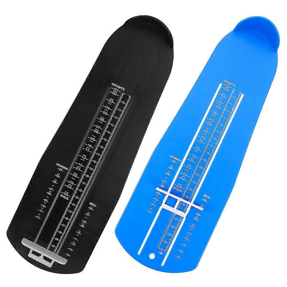 Adult Foot Measurer Plastic Foot Measurement Device Accurate Size Result For Shoe Store Use 2Pcs