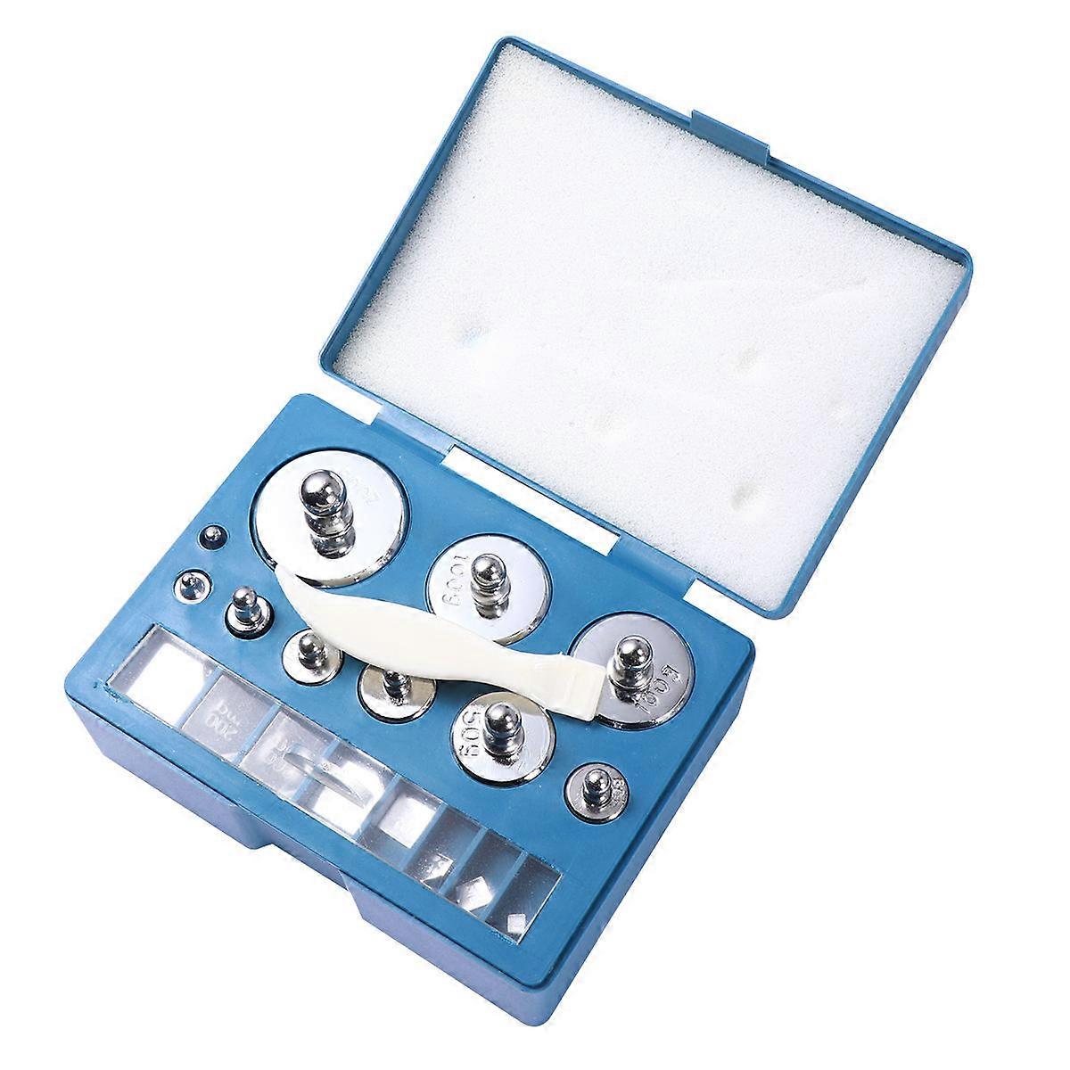 Scale Kit Silver Balance Calibration Weights Set for Scales Use with Tweezer Convenience