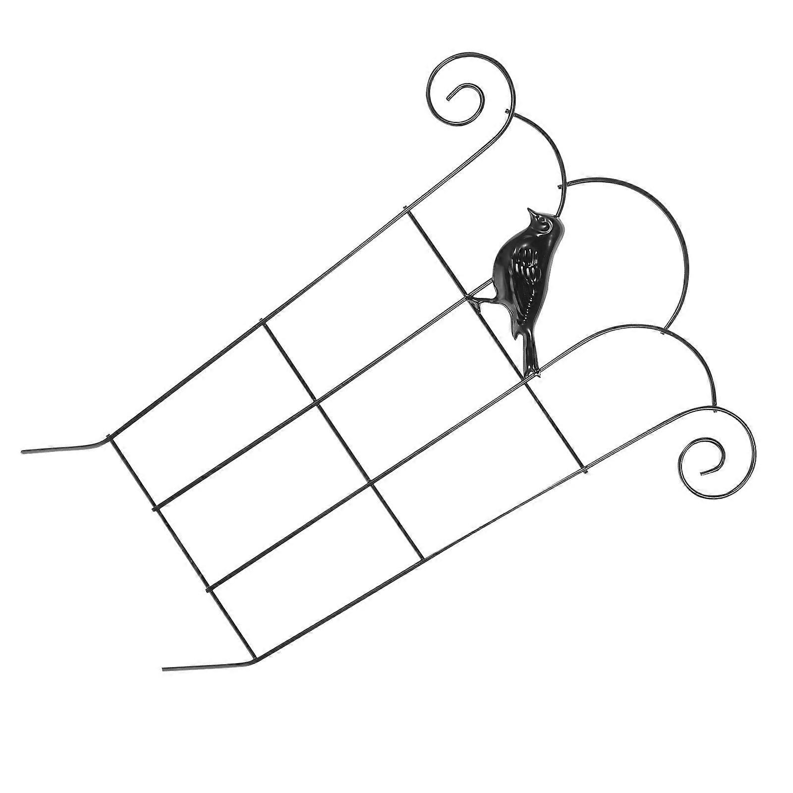 Climbing Trellis for Vine Wrought Iron Climbing Plants Trellis Material Outdoor Garden 1Set