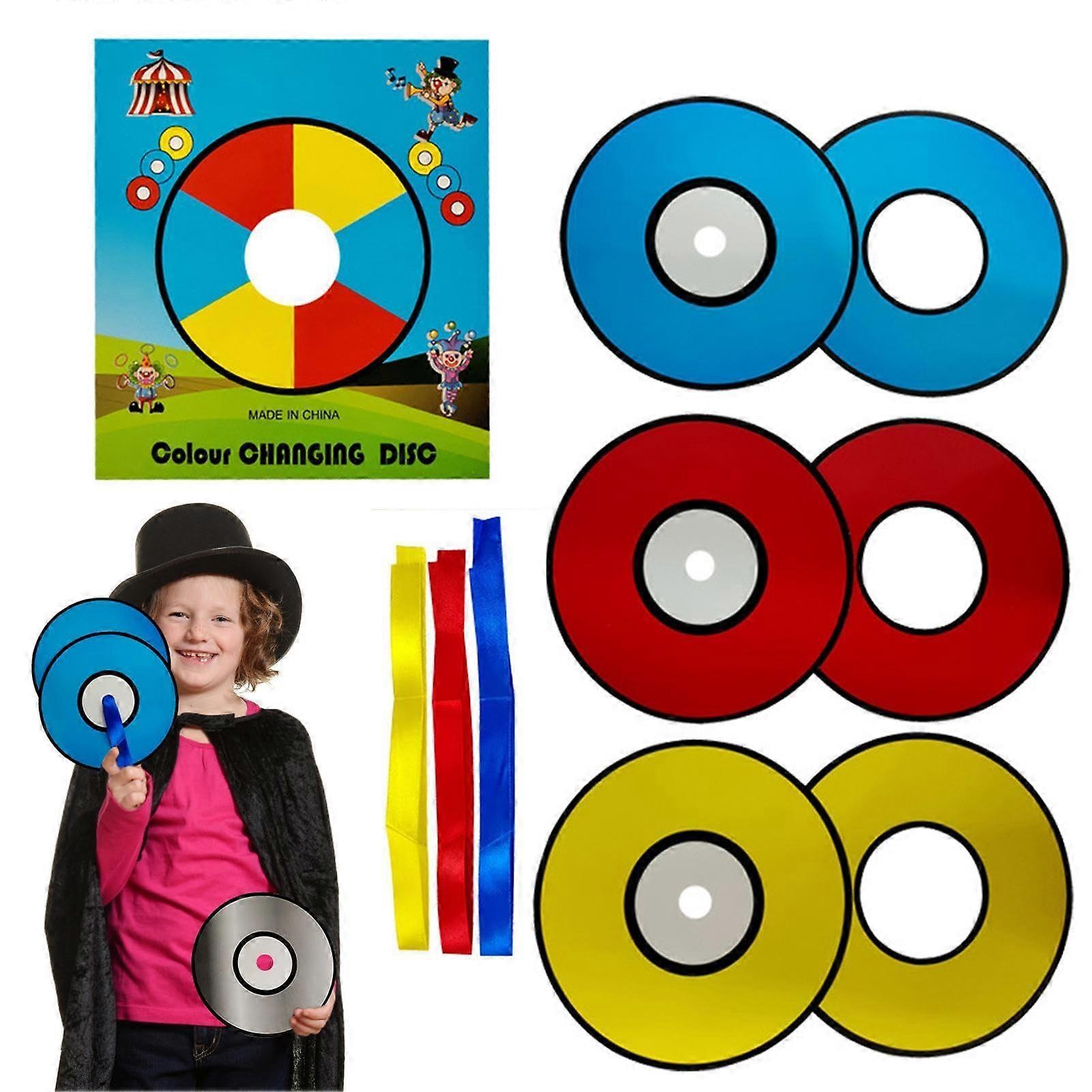 Gimmick Disk, Magic Card Tricks, Colour Changing Magic Tricks, Colour Changing, Gift for Girls Birthday Parties, Halloween