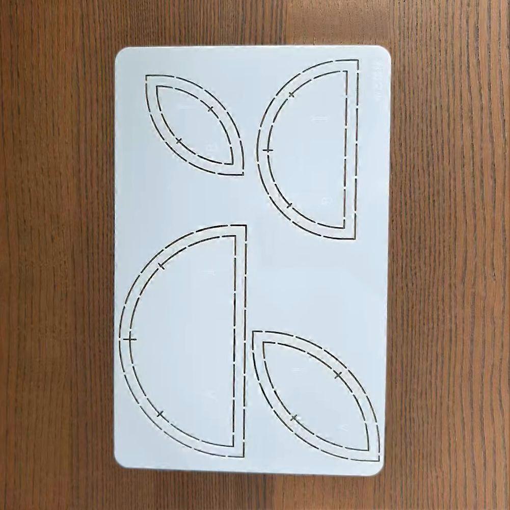 Patchworks Template Plastic Structure Quilting Stencil Professional DIY Sewing Tools