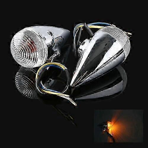 Exquisite Motorcycle Front Rear Bullet Turn Signal Indicator Light Lamp For Yamaha Xv1900 2006-2013 07 08 09 10 11 12 New Clear