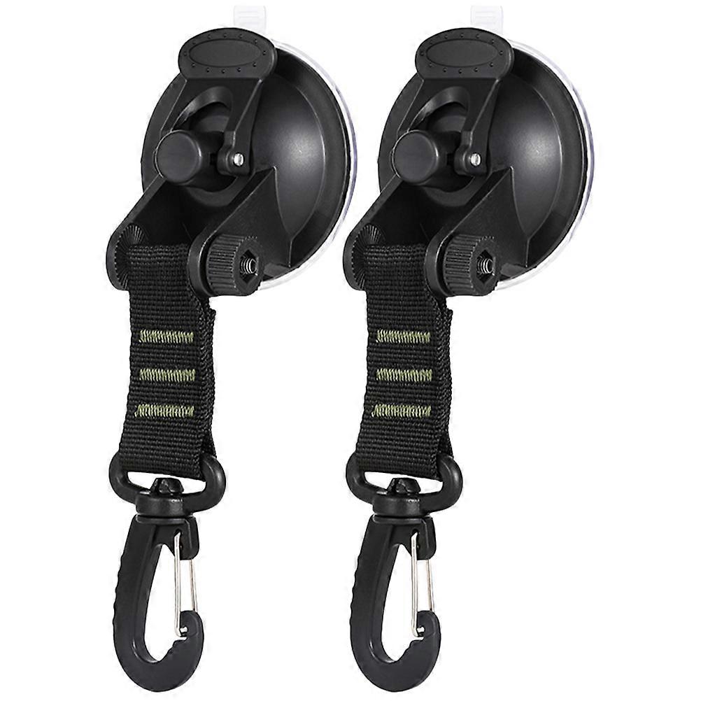 Suction Cup Hooks Bathroom Use High Adhesion Anti Slip 2Pcs