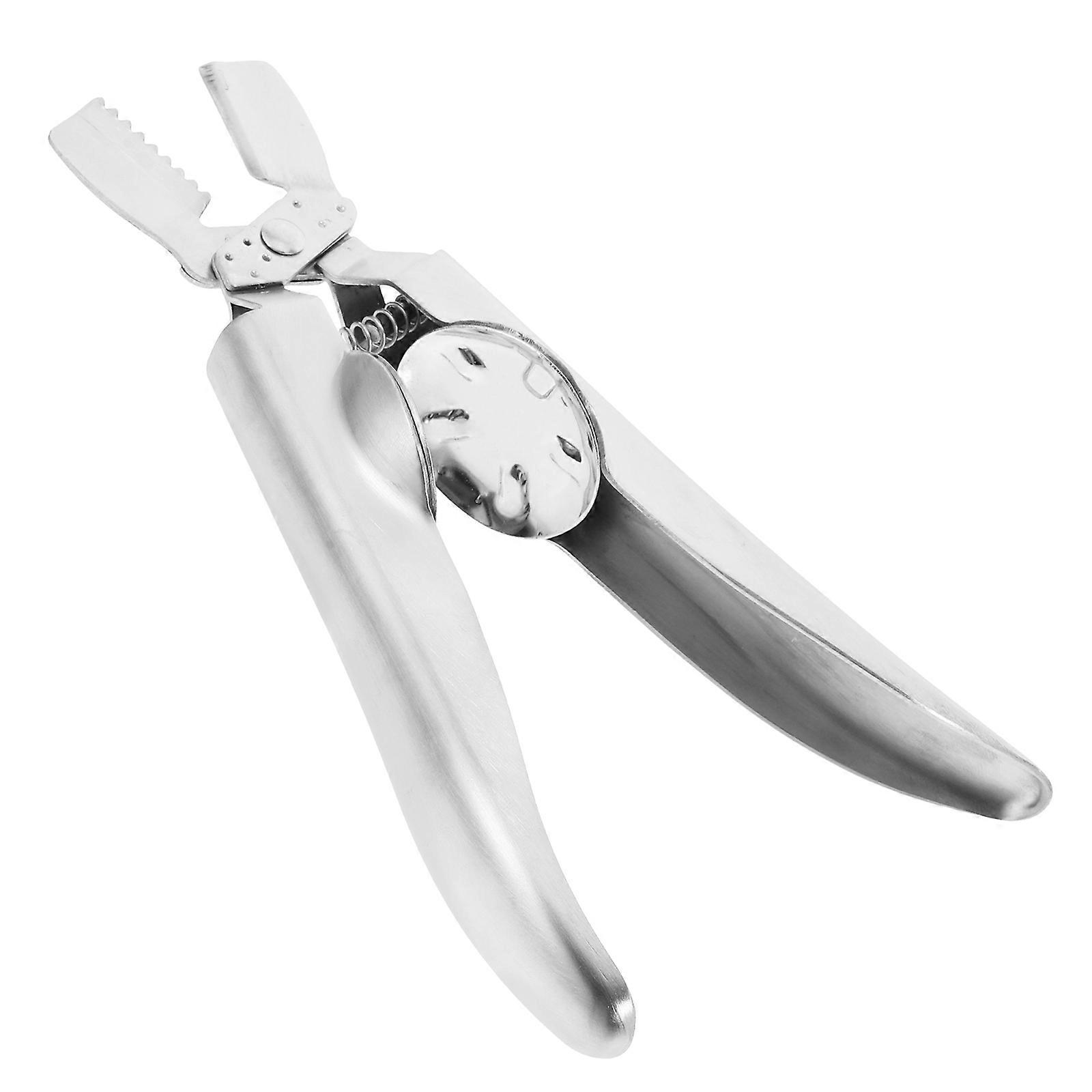 Nut Cracker Chestnut Tool For Kitchen Use Cooking Preparation Chestnuts Walnuts 304 Stainless Steel 1Set