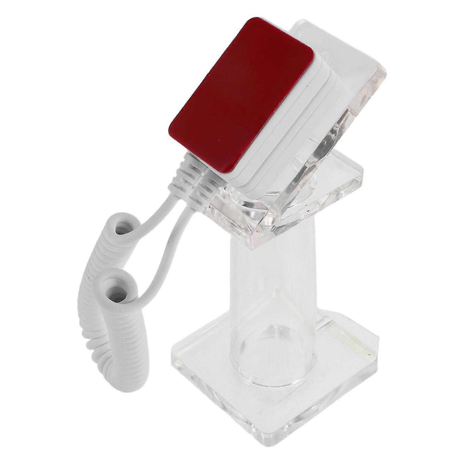 Retail Stores Phone Bracket Secure Display Square Base Anti Theft Product Display Store Environment Plastic 1Set