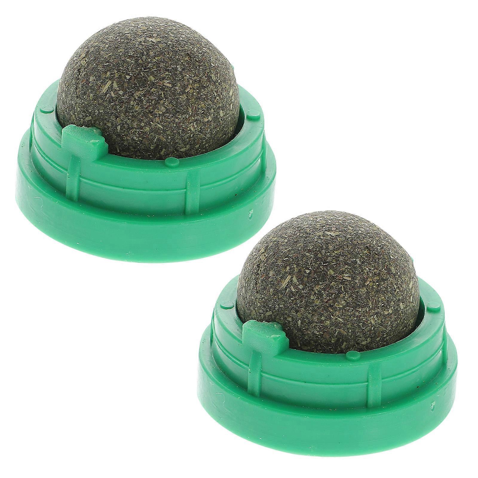 Cat Accessories for Indoor Cats Catnip Balls Entertainment 2Set