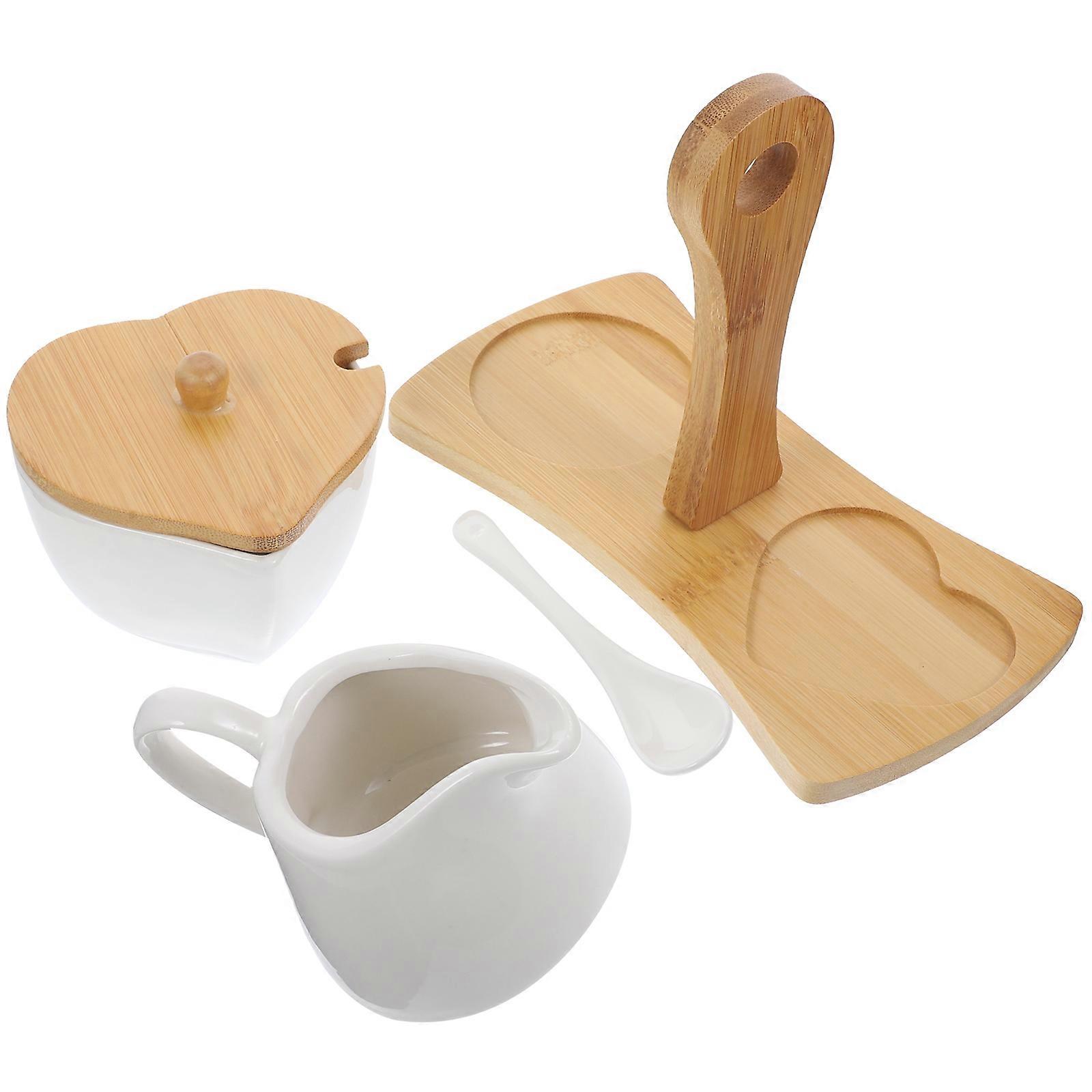 Here's a refined and engaging product description for your **Ceramic Sugar Bowl and Cream Pitcher Set with and Tray**:
### Elegant Ceramic Sugar