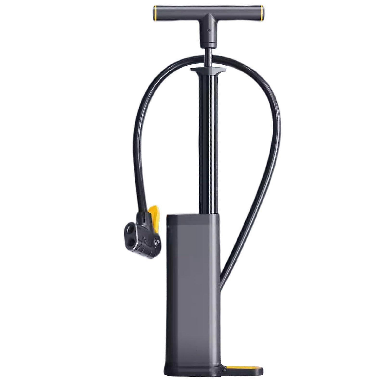 Portable Bike Pump with  Pressure Buffer for Presta and Schrader Valves 130 PSI