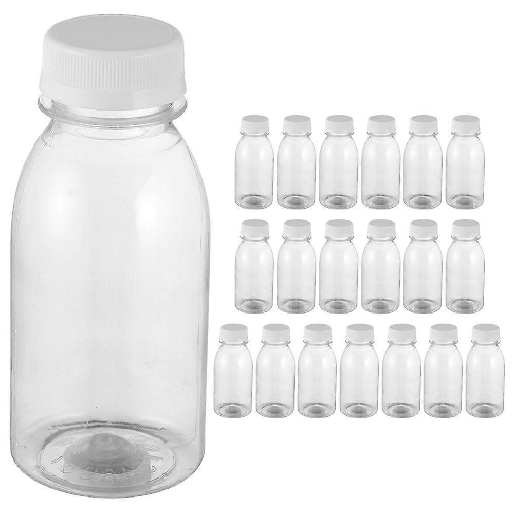 Empty Juice Bottles Plastic Juice Bottles for Storage 20Pcs Transparent Pet