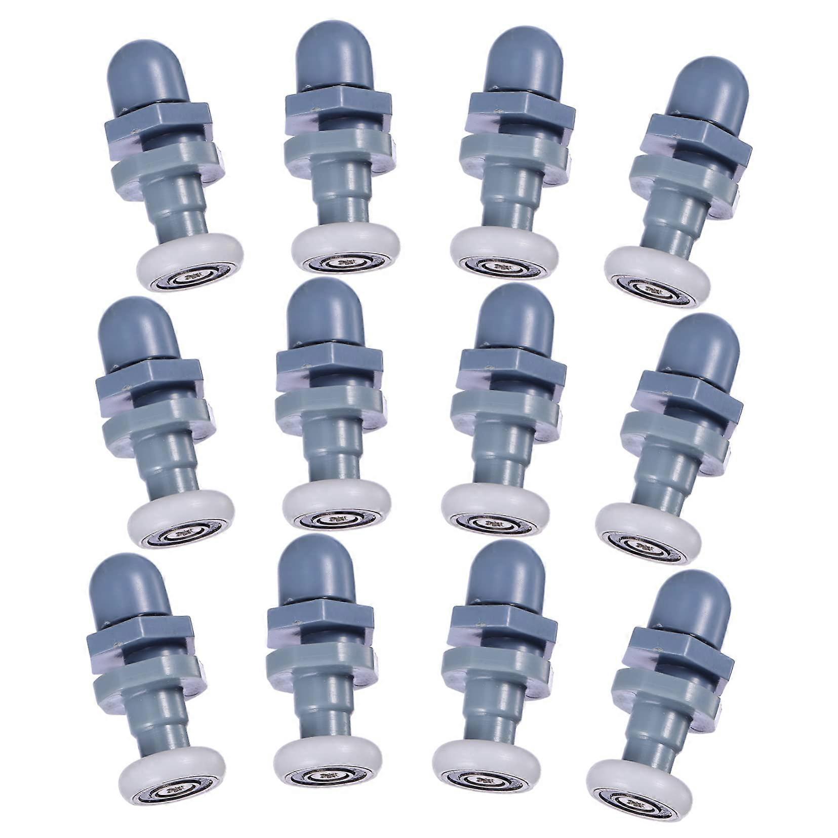 12Pack Shower Door Rollers, Quiet Smooth Wheels for Effortless Gliding