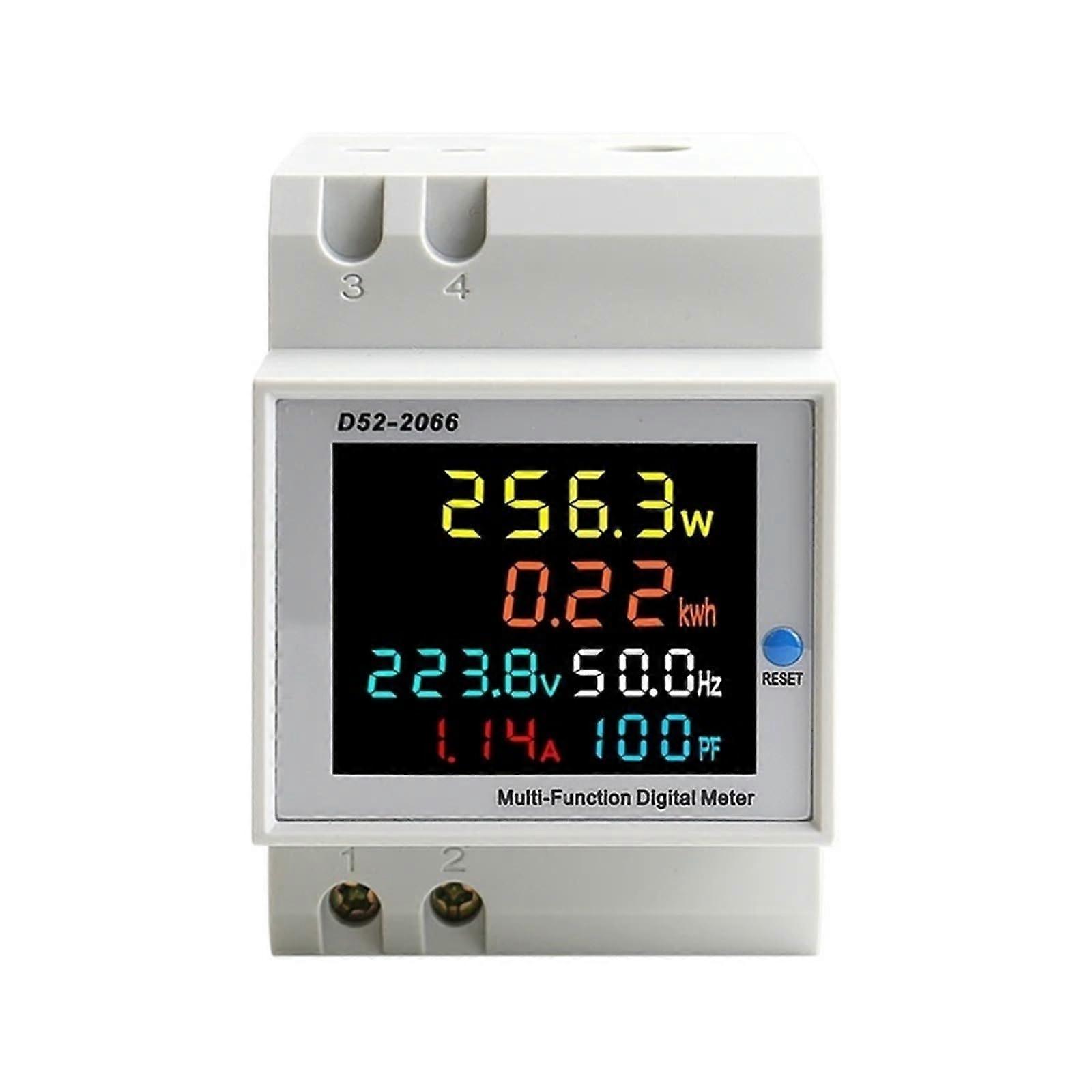 SinglePhase Smart WattHour Meter, 220V, Voltage, Current, Power (250450V CT)