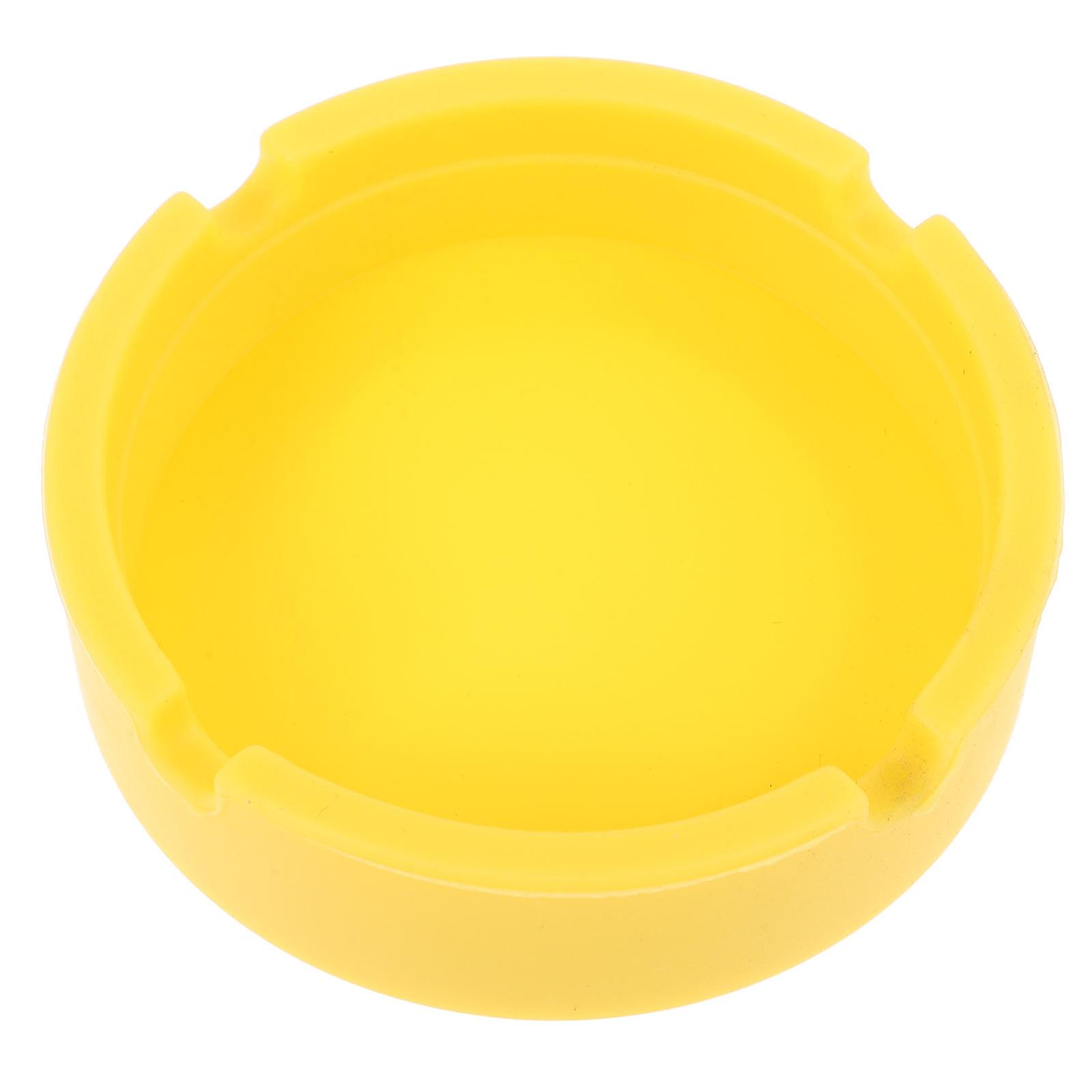 Yellow Silicone Wine Coaster Protective Base For Hotels Elegant Design 1Pack