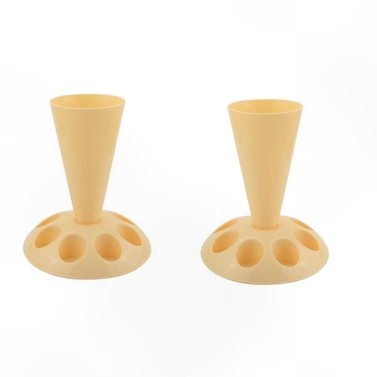 Yellow Decorative Bag Holder for Kitchen Use