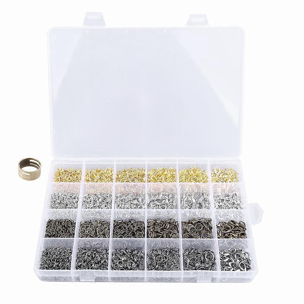 DIY Jewelry Supplies 1 Set Assorted Lobsters Open and Closed Loops for Handmade Crafts Accessories Home Shop with Ring and Plier