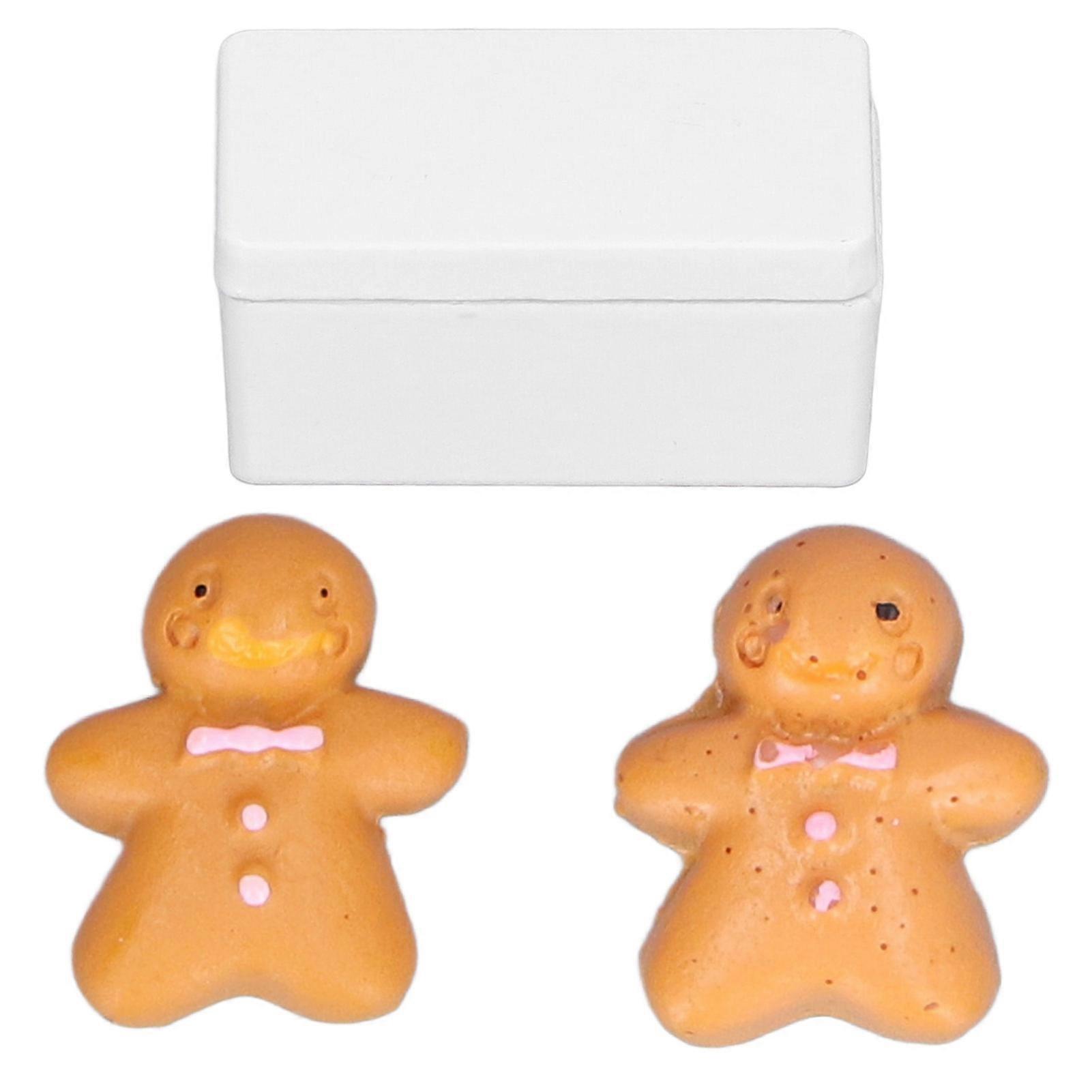 1:12 Lifelike Dollhouse Biscuit Model Simulation Miniature Biscuit Box Dollhouse Cookies SetWhite
