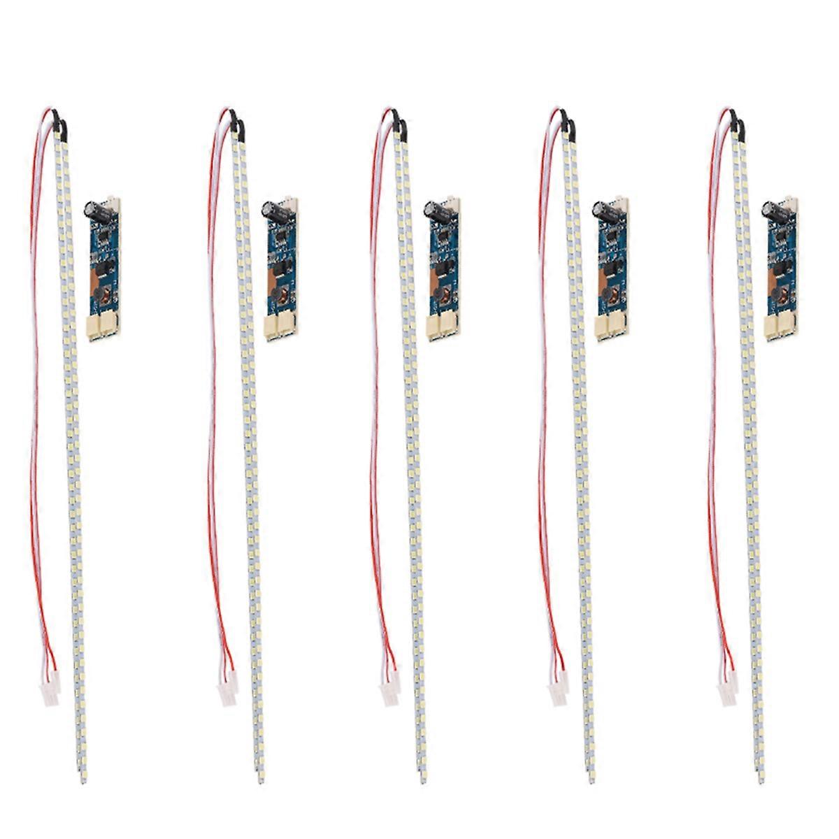 5pcs 315mm 15 Inch LCD Widescreen Dimmable Adjustable LED Lights Backlight Strip Kit